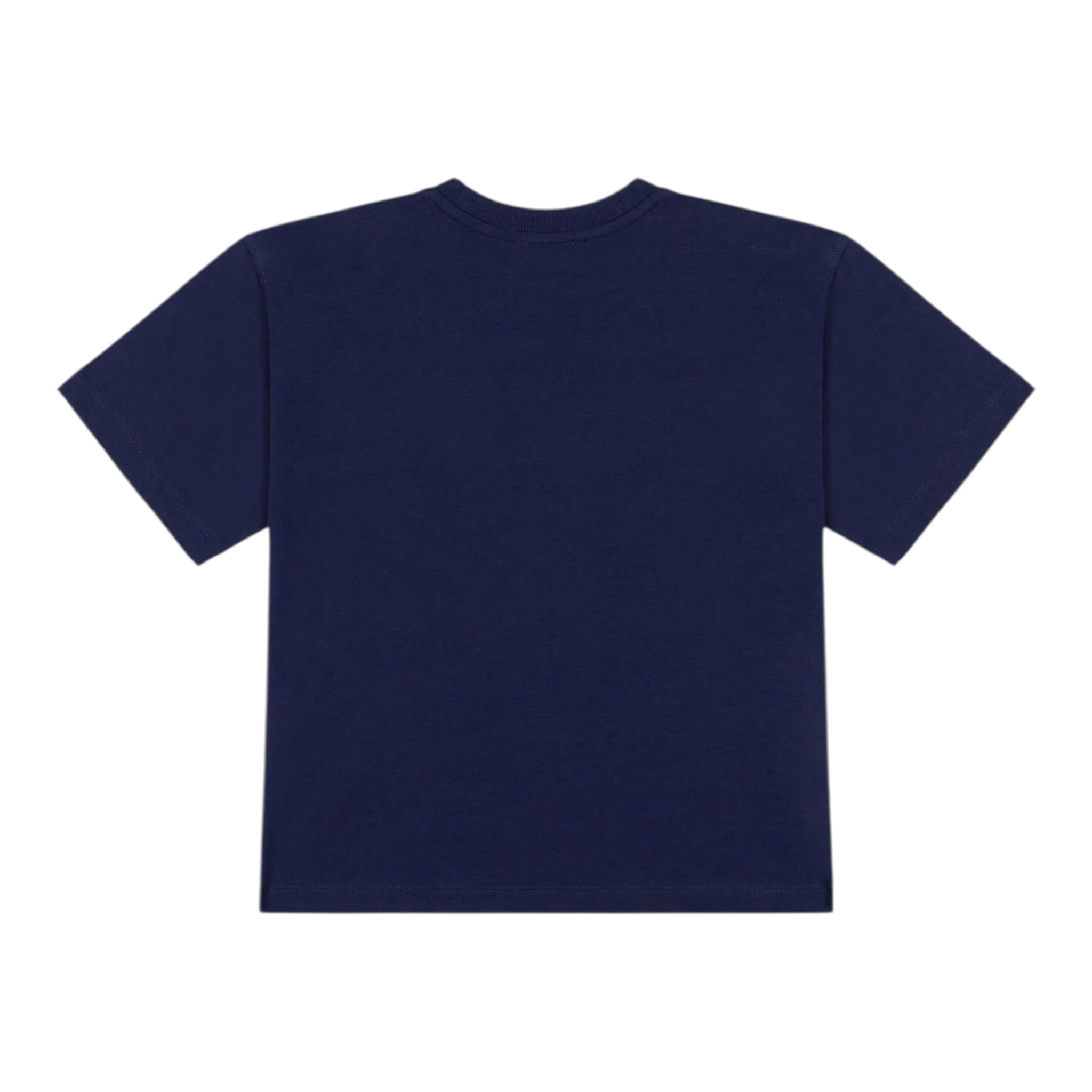 Moschino T-Shirt Girocollo tinta unita Blu per Bambino HUM05F BLU MOSCHINO 