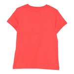 Moschino T-Shirt Girocollo Tinta Unia con Logo Rosso per Bambina HUM05H ROSSO MOSCHINO 