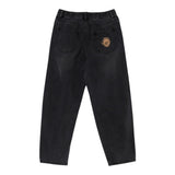 Moschino Jeans tinta unita con Elastico In Vita Nero per Bambino HUP08I NERO MOSCHINO 