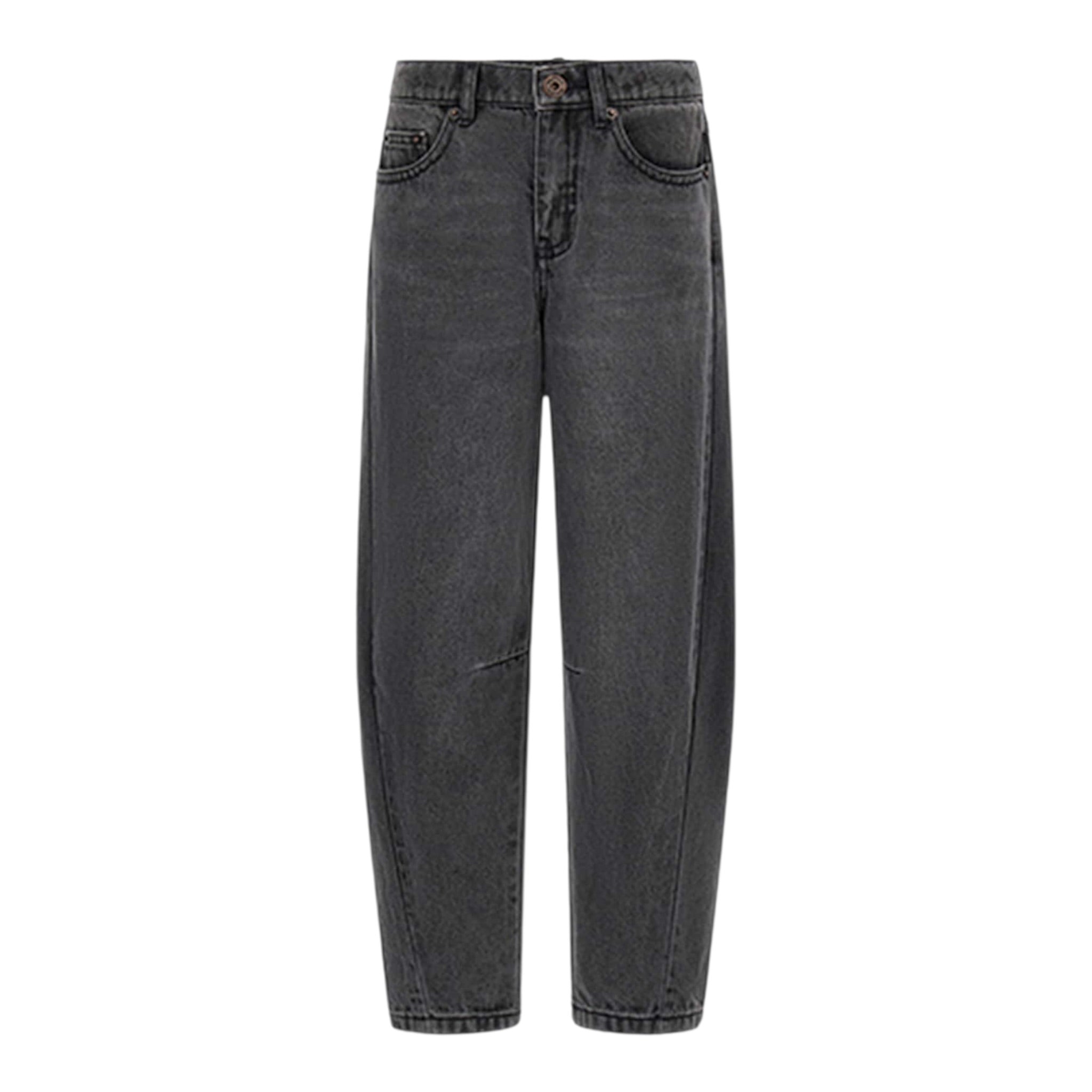 Moschino Jeans tinta unita con Elastico In Vita Nero per Bambino HUP08IX NERO MOSCHINO 