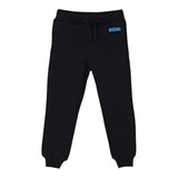 Moschino Pantalone Tuta Tinta Nita con Logo Nero per Bambino HUP08S NERO MOSCHINO 