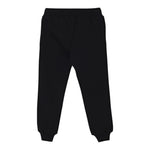 Moschino Pantalone Tuta Tinta Nita con Logo Nero per Bambino HUP08S NERO MOSCHINO 