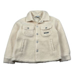 Moschino Giacca Teddy tinta unita Panna per Bambina HUS05O PANNA MOSCHINO 