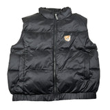 Moschino Smanicato tinta unita con Logo Nero per Bambino HUS05Q NERO MOSCHINO 
