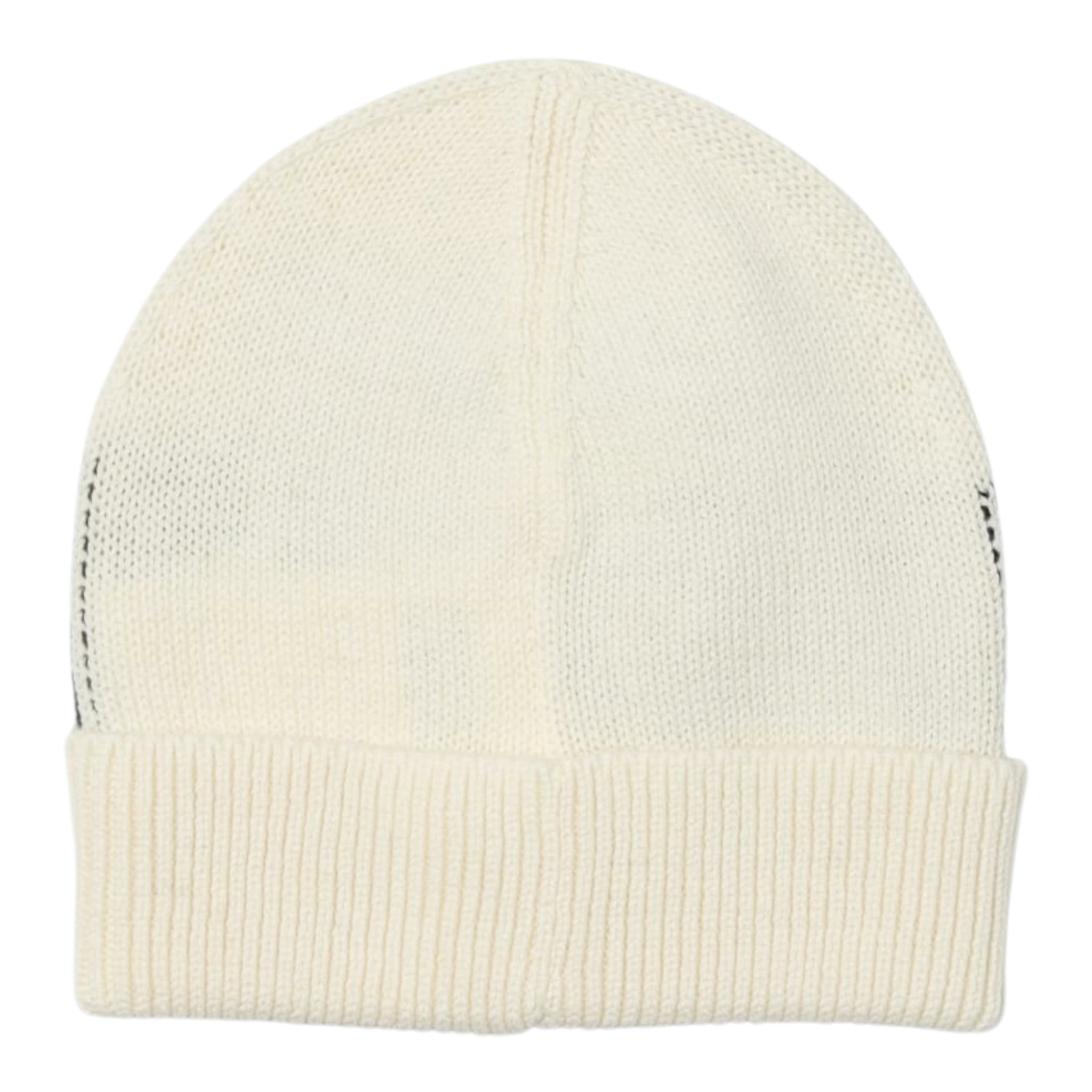 Moschino Cappello tinta unita con Logo Panna per Bambino HUX02P PANNA MOSCHINO 