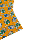 Moschino T-Shirt tinta unita con Stampa Ocra per Bambino HWM03T OCRA MOSCHINO 