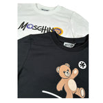 Moschino Set 2 Pezzi T-Shirt-Shirt Bicolore Bianco/Nero per Bambino HYK024 BIANCO/NERO MOSCHINO 