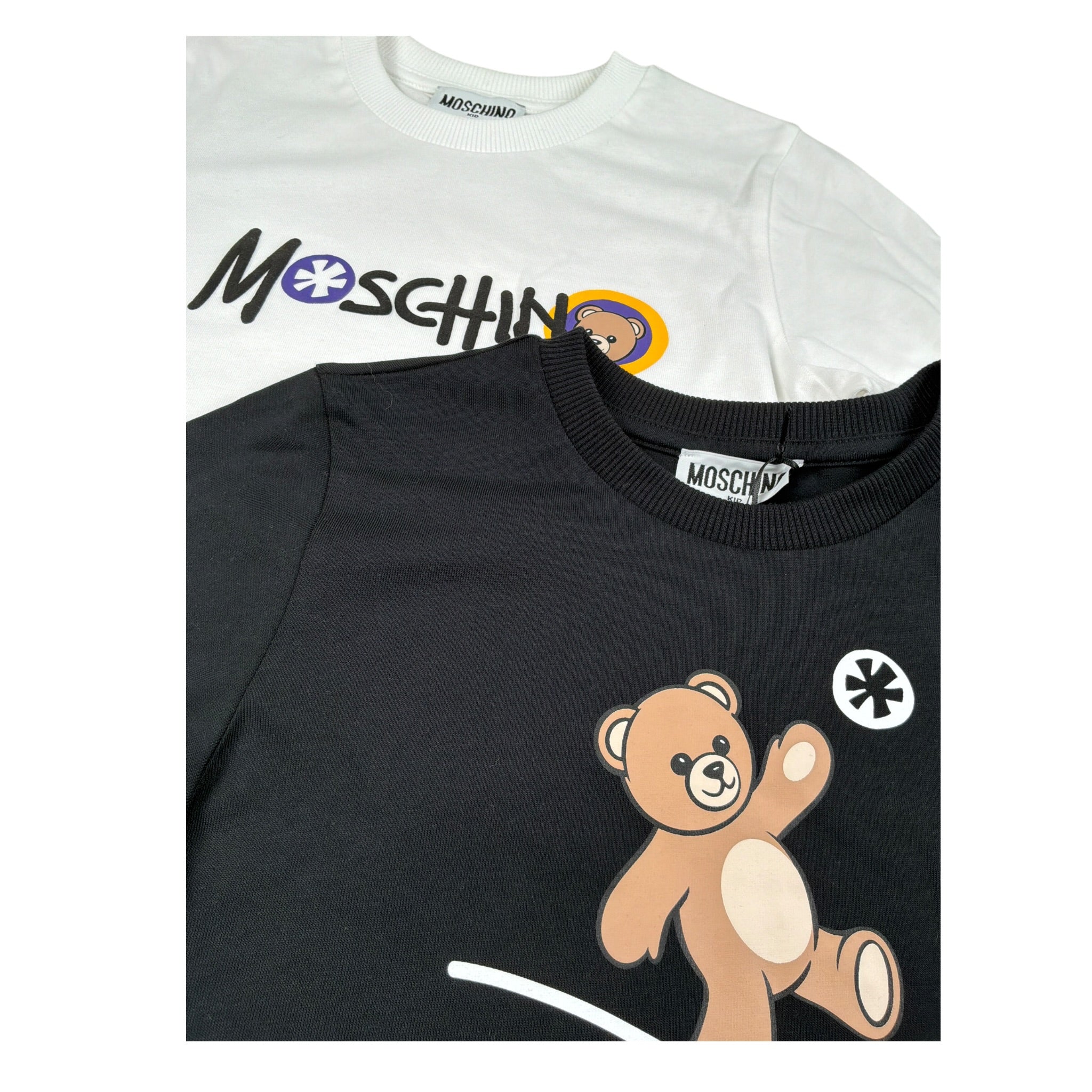 Moschino Set 2 Pezzi T-Shirt-Shirt Bicolore Bianco/Nero per Bambino HYK024 BIANCO/NERO MOSCHINO 