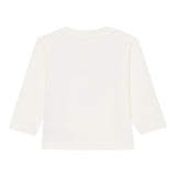 Moschino Shirt Girocollo tinta unita con Logo Bianco per Bambino M5O00R BIANCO MOSCHINO 