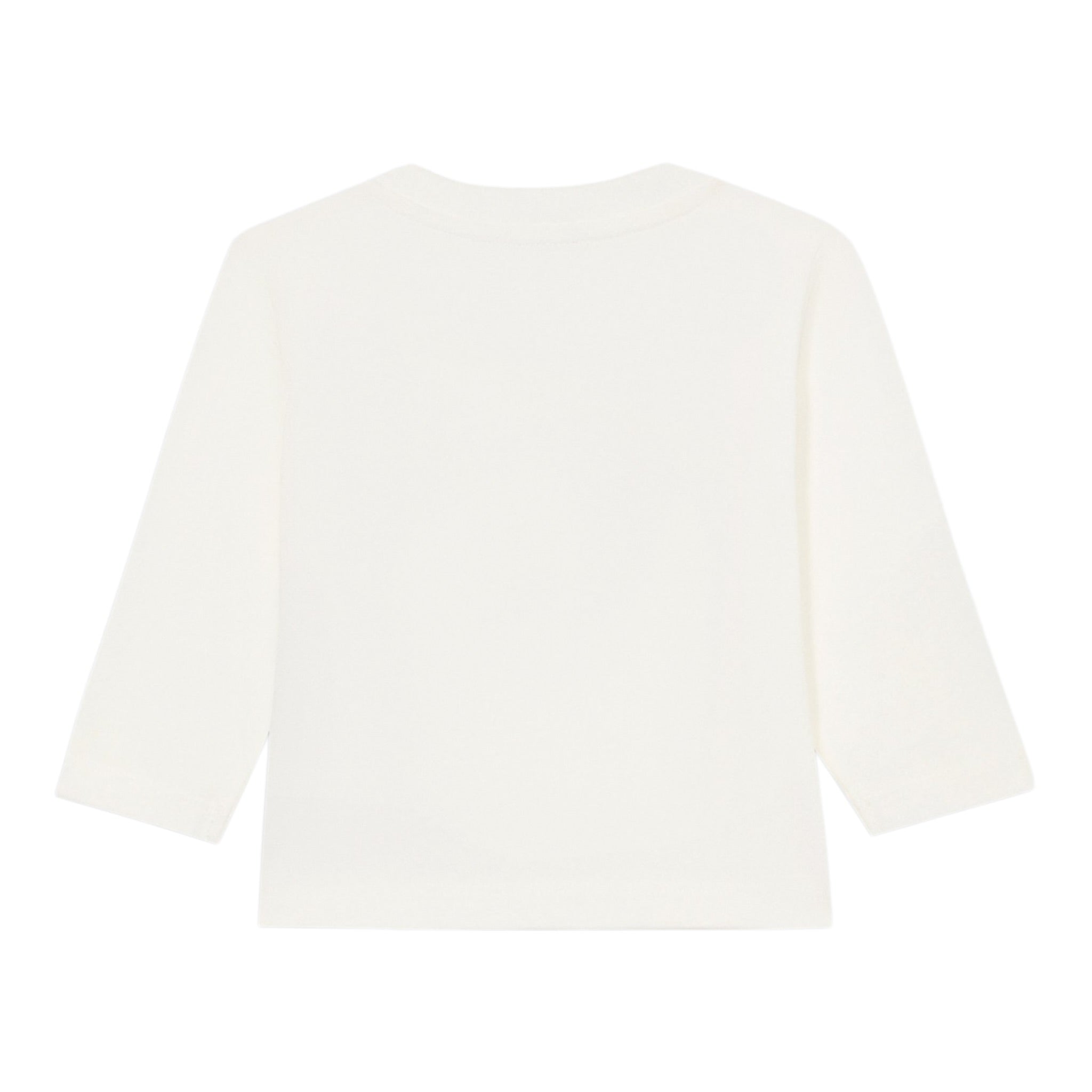 Moschino Shirt Girocollo tinta unita con Logo Bianco per Bambino M5O00R BIANCO MOSCHINO 