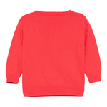 Moschino Maglia Girocollo tinta unita con Orso Rosso per Neonato M7W00J ROSSO MOSCHINO 