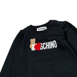 Moschino Shirt tinta unita con Stampa Nero per Neonata MAO00V NERO MOSCHINO 