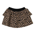 Moschino Gonna tinta unita con Stampe Orsi Nero per Bambina MDJ01NJ NERO MOSCHINO 