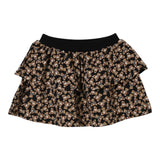 Moschino Gonna tinta unita con Stampe Orsi Nero per Bambina MDJ01NJ NERO MOSCHINO 