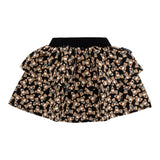Moschino Gonna tinta unita con Stampe Orsi Nero per Bambina MDJ01NJXXX NERO MOSCHINO 