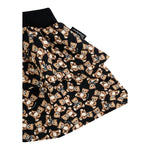 Moschino Gonna tinta unita con Stampe Orsi Nero per Bambina MDJ01NJXXX NERO MOSCHINO 