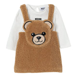Moschino Completo 2 Pezzi Shirt-Abito Cammello per Bambina MDK037X CAMMELLO MOSCHINO 