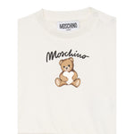 Moschino Completo 2 Pezzi Felpa-Pantalon tinta unita Bianco per Neonata MDK03D BIANCO MOSCHINO 