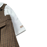 Moschino Completo 2 Pezzi Shirt-Salopette Marrone per Neonata MDK03N MARRONE MOSCHINO 