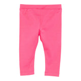 Moschino Leggins tinta unita con Logo Fuxia per Neonata MDP03H FUXIA MOSCHINO 