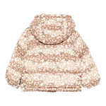 Moschino Giubbino tinta unita con Cappuccio E Stampe Rosa per Neonata MDS02JX ROSA MOSCHINO 