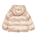 Moschino Giubbino tinta unita con Cappuccio E Stampe Rosa per Neonata MDS02JX ROSA MOSCHINO 