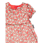 Moschino Abito Mezza Manica tinta unita con Orsi Rosso per Neonata MDV0CP ROSSO MOSCHINO 