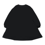 Moschino Abito Manica Lunga tinta unita con Stampa Nero per Bambina MDV0CUXJ NERO MOSCHINO 