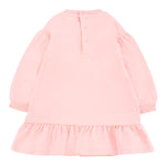 Moschino Abito Girocollo tinta unita Rosa per Bambina MDV0CWJX ROSA MOSCHINO 