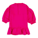 Moschino Abito Girocollo tinta unita Fuxia per Bambina MDV0CWJXXXX FUXIA MOSCHINO 