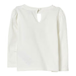 Moschino Shirt Girocollo tinta unita con Stampa Bianco per Bambina MEO001JX BIANCO MOSCHINO 