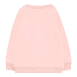 Moschino Felpa Chiusa Girocollo tinta unita con Stampa Rosa per Neonata MFF02K ROSA MOSCHINO 