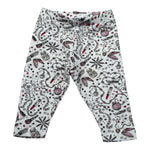 Moschino Leggins tinta unita con Stampa Bianco per Neonata MLP032 BIANCO MOSCHINO 