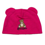 Moschino Cappello tinta unita con Logo Fuxia per Neonata MMX05H FUXIA MOSCHINO 