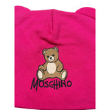 Moschino Cappello tinta unita con Logo Fuxia per Neonata MMX05H FUXIA MOSCHINO 