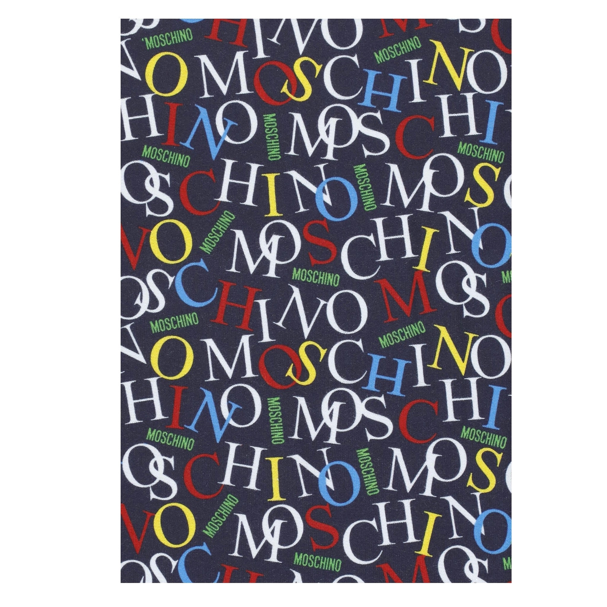 Moschino Coperta tinta unita con Stampe Blu per Neonato MOB00F BLU MOSCHINO 