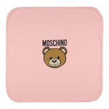 Moschino Coperta tinta unita con Logo Rosa per Neonata MQB00FX ROSA MOSCHINO 
