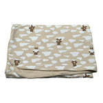 Moschino Coperta tinta unita con Stampe Beige per Neonato MSB00F BEIGE MOSCHINO 