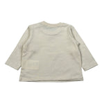 Moschino Shirt Girocollo tinta unita con Stampa Beige per Neonato MTO014 BEIGE MOSCHINO 