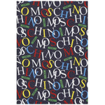 Moschino Felpa Chiusa Girocollo tinta unita con Stampe Blu per Neonato MUF060 BLU MOSCHINO 