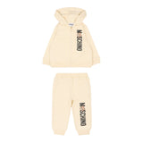 Moschino Completo 2Pz Felpa-Pantalone Beige per Bambino MUK05DMJ BEIGE MOSCHINO 