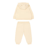 Moschino Completo 2Pz Felpa-Pantalone Beige per Bambino MUK05DMJ BEIGE MOSCHINO 