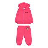 Moschino Completo 2 Pezzi Felpa-Pantalone tinta unita Fuxia per Neonata MUK05G FUXIA MOSCHINO 