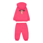 Moschino Completo 2 Pezzi Felpa-Pantalone tinta unita Fuxia per Neonata MUK05G FUXIA MOSCHINO 