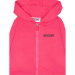 Moschino Completo 2 Pezzi Felpa-Pantalone tinta unita Fuxia per Neonata MUK05G FUXIA MOSCHINO 