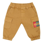 Moschino Pantalone tinta unita con Elastico In Vita Cammello per Neonato MUP052 CAMMELLO MOSCHINO 