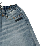 Moschino Jeans tinta unita con Elastico In Vita Azzurro per Neonato MUP05HX AZZURRO MOSCHINO 