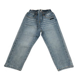Moschino Jeans tinta unita con Elastico In Vita Azzurro per Neonato MUP05HX AZZURRO MOSCHINO 