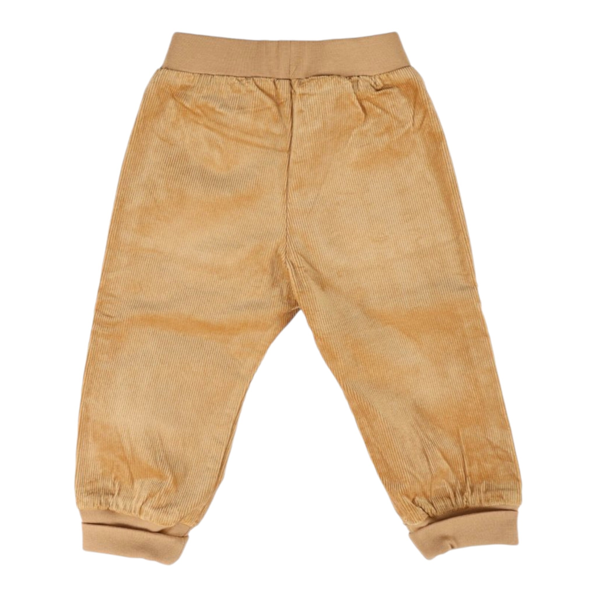 Moschino Pantalone tinta unita In Velluto Cammello per Neonato MUP05I CAMMELLO MOSCHINO 