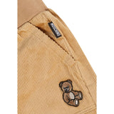 Moschino Pantalone tinta unita In Velluto Cammello per Neonato MUP05IX CAMMELLO MOSCHINO 